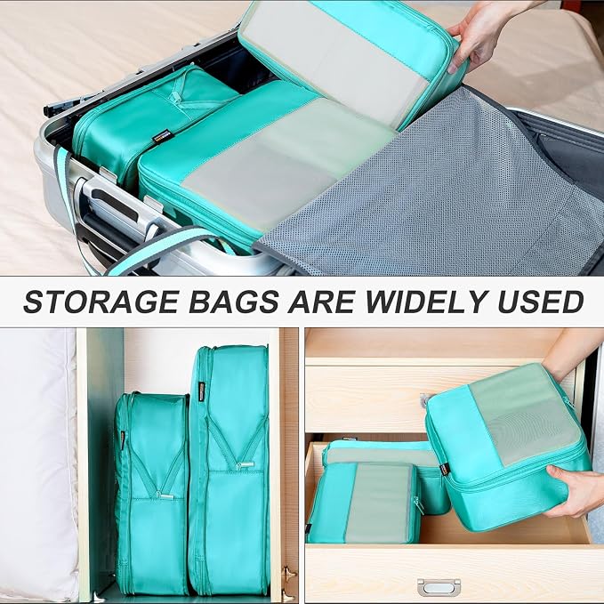6 Set Compression Packing Cubes - Image 5