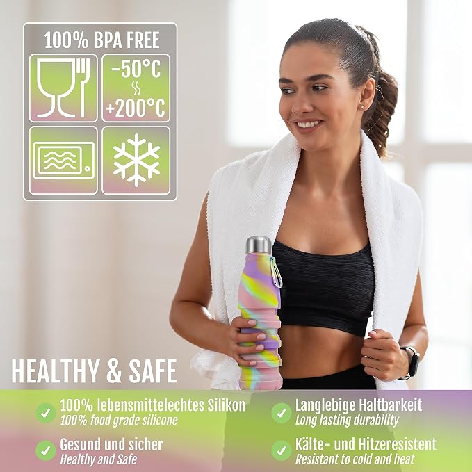 Foldable Drinking Bottle - Image 2
