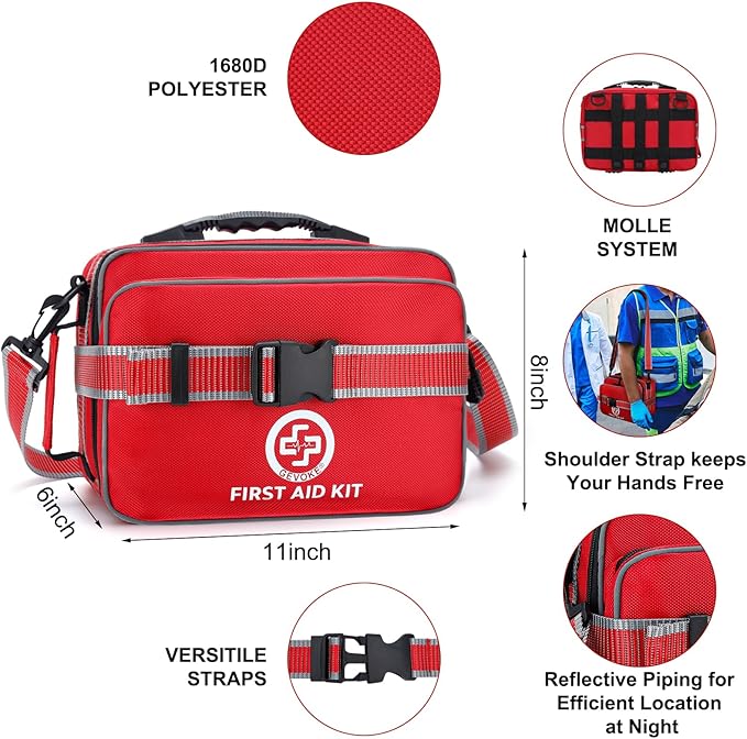 Professional 500 Piece Emergency First Aid Kit - Image 5