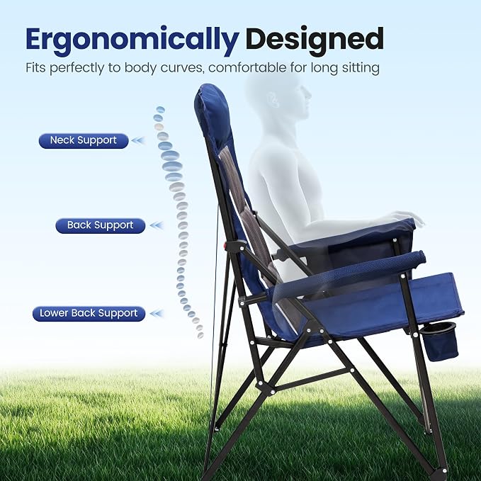 HIGH POINT SPORTS Oversized Camping Chairs - Image 7