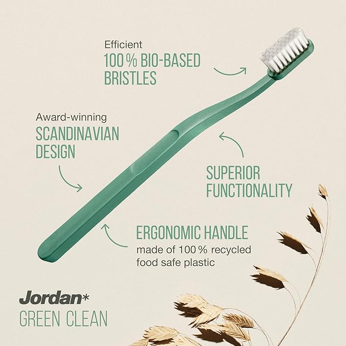 Jordan* ® | Green Clean Toothbrush | Award Winning Sustainable Toothbrush Made - Image 2