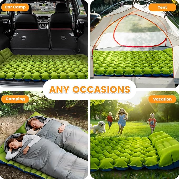 Double Sleeping Pad, Ultralight 4in Extra-Thick - Image 7