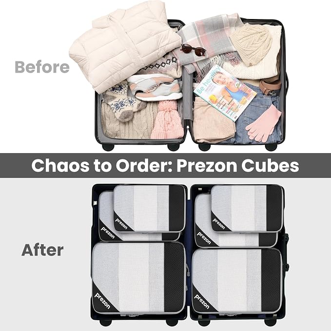 8 Set/6 Set/4 Set Compression Packing Cubes - Image 7