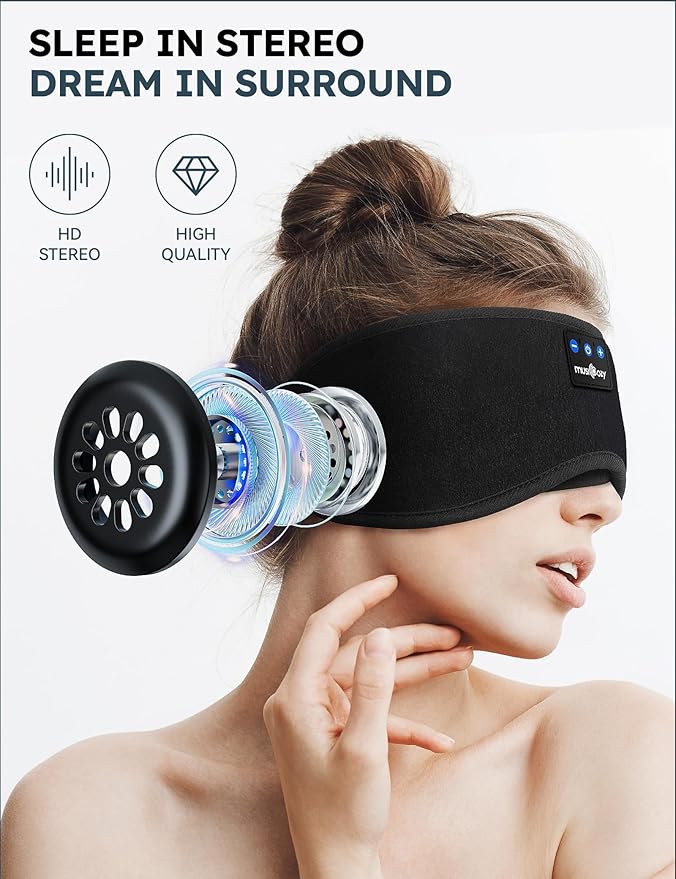 MUSICOZY Sleep Headphones, Wireless Music Earbuds Earphones - Image 4