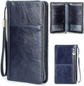 Top Grain Leather Travel Passport Wallet Holder by CataPurusLeatherCrafts