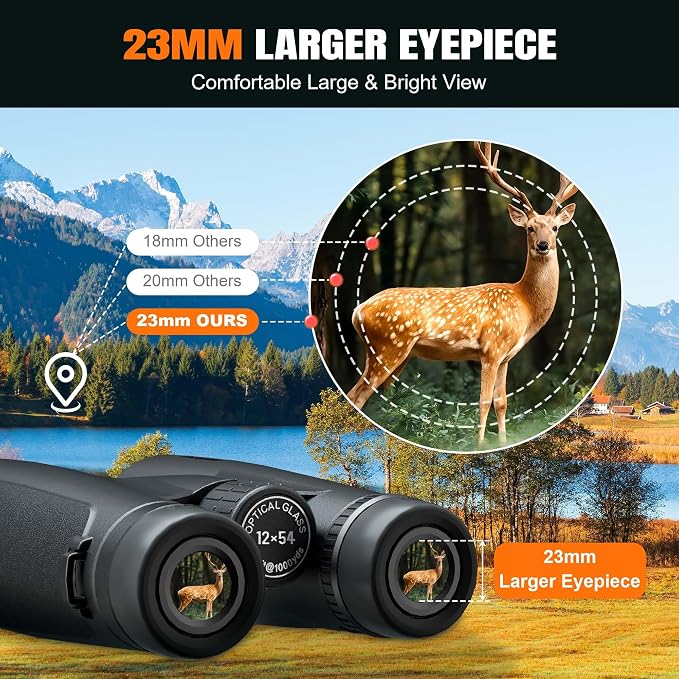 12x54 HD Binoculars for Adults High Powered - Image 2