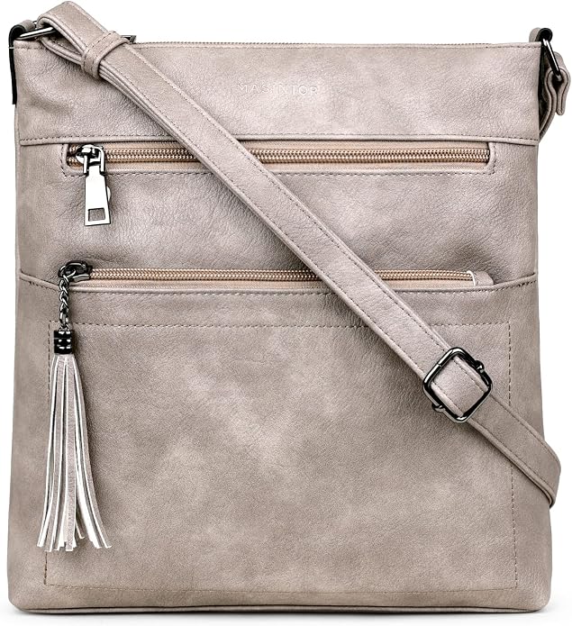 MASINTOR Crossbody Purses for Women, Adjustable Strap Shoulder Bag by MASINTOR
