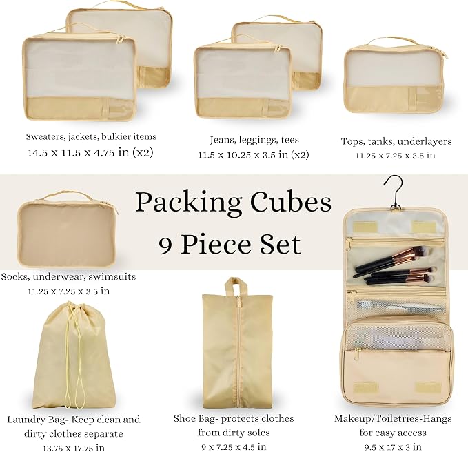 9 Set Packing Cubes - Image 2
