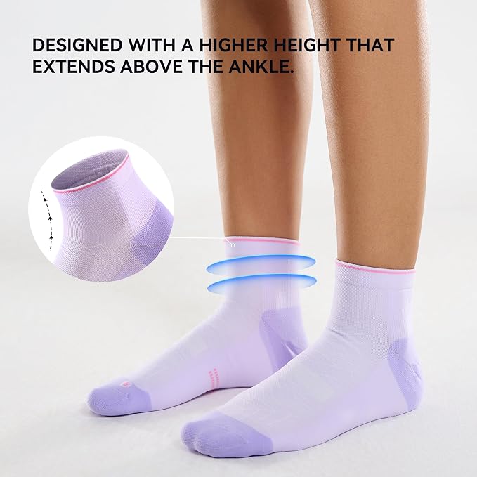 CS CELERSPORT 2/5 Pairs Ankle Compression Socks - Image 4