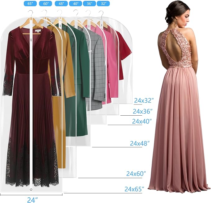All Clear Garment Bags for Travel - Image 8