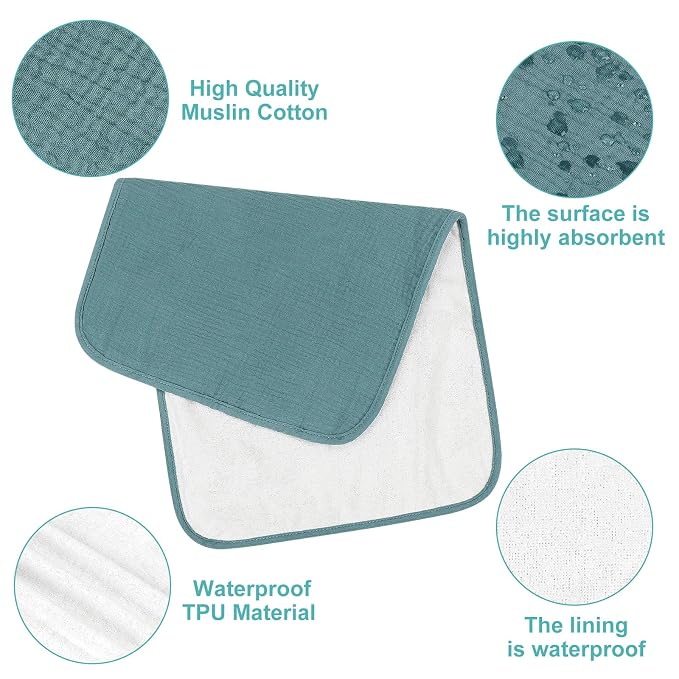 Accmor Portable Diaper Changing Pad, Waterproof Foldable Baby Changing Mat - Image 2