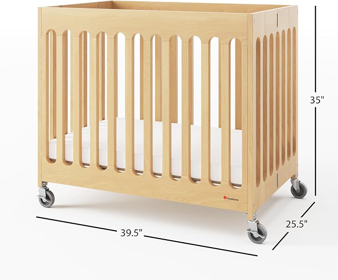 Foundations Boutique Folding Hotel Crib and Sheet Bundle - Image 7
