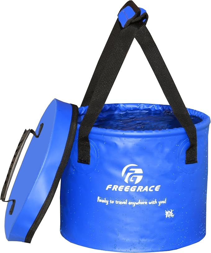 Premium Collapsible Bucket by Freegrace by Freegrace