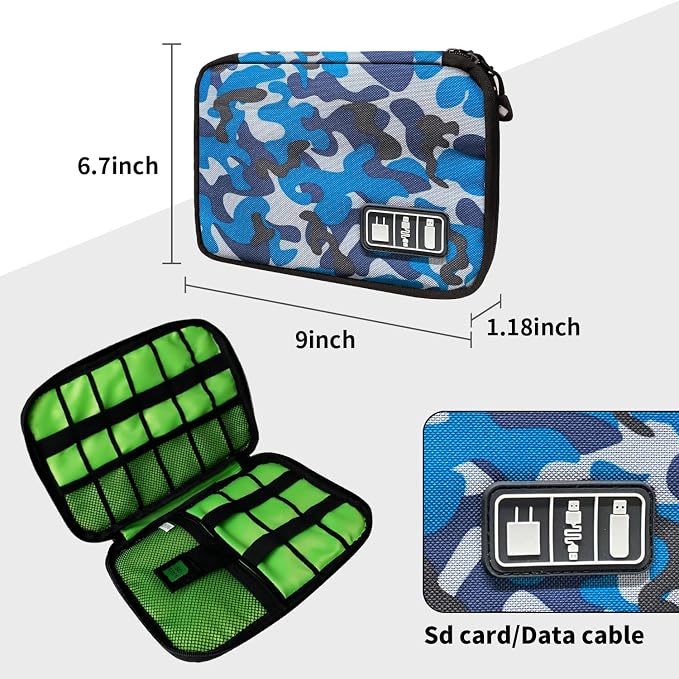Electronics Travel Organizer, Portable Waterproof Electronic Travel Storage Bag - Image 5