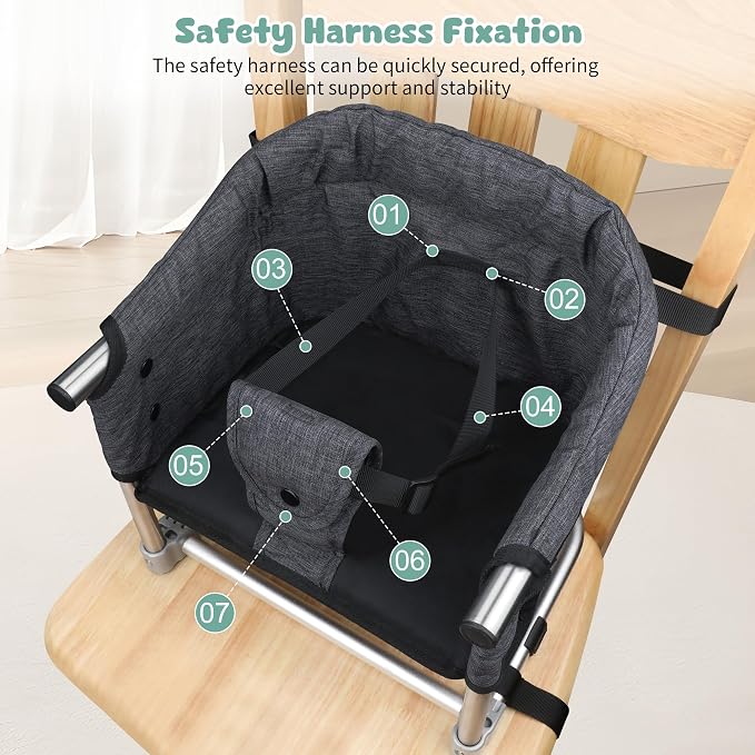 Booster Seat for Dining Table: Portable Toddler Booster Chair - Image 6