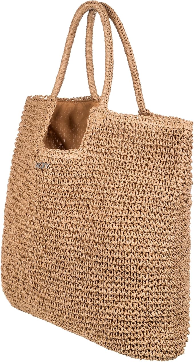 Roxy Women's Beach Tote Bag | Travel | Vacation | Straw | Lightweight | - Image 4