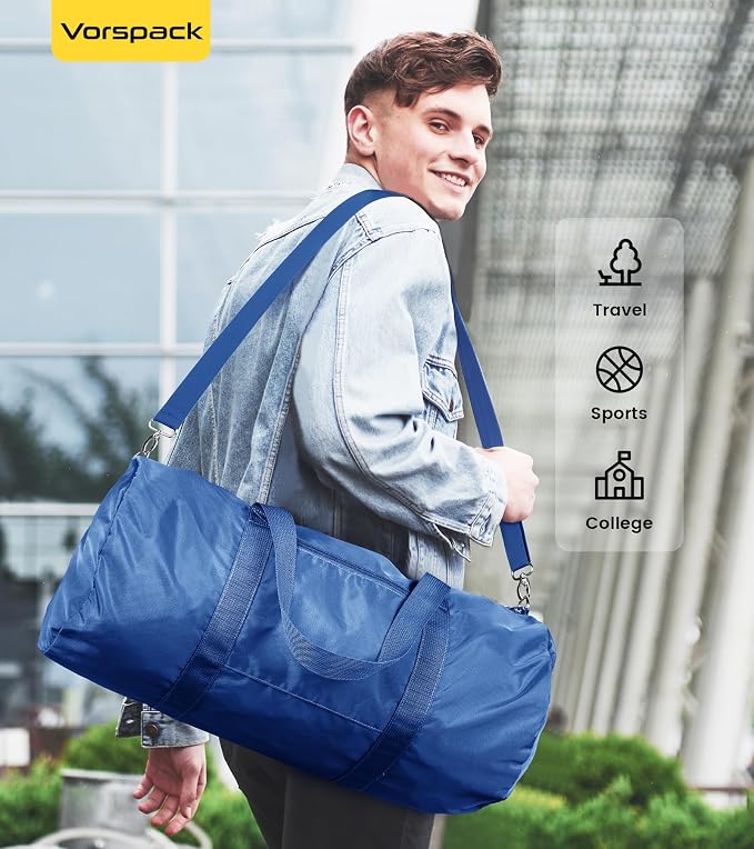 Vorspack Duffel Bag 20-24-28 Inches Foldable Gym Bag - Image 6
