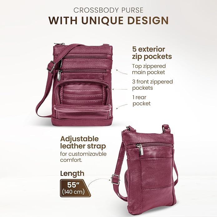 Krediz leather Crossbody Purses - Image 4
