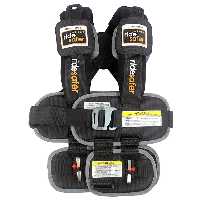 Extra Large Black, Lightweight, Portable Car Seat by RideSafer