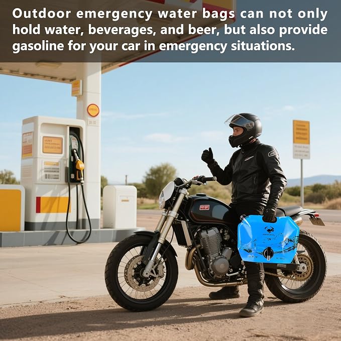 Collapsible 8L Water Storage Bag, BPA-Free Portable Folding Water Jug - Image 6