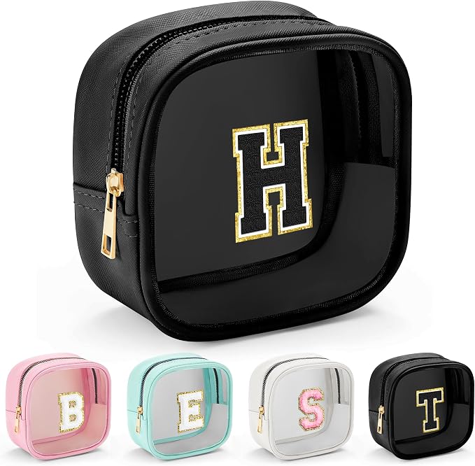 YOOLIFE Initial Makeup Bag Travel Toiletry Bag by YOOLIFE