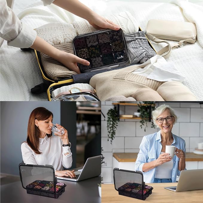 Fullicon Daily Travel Moisture Proof Pill Case - Image 8