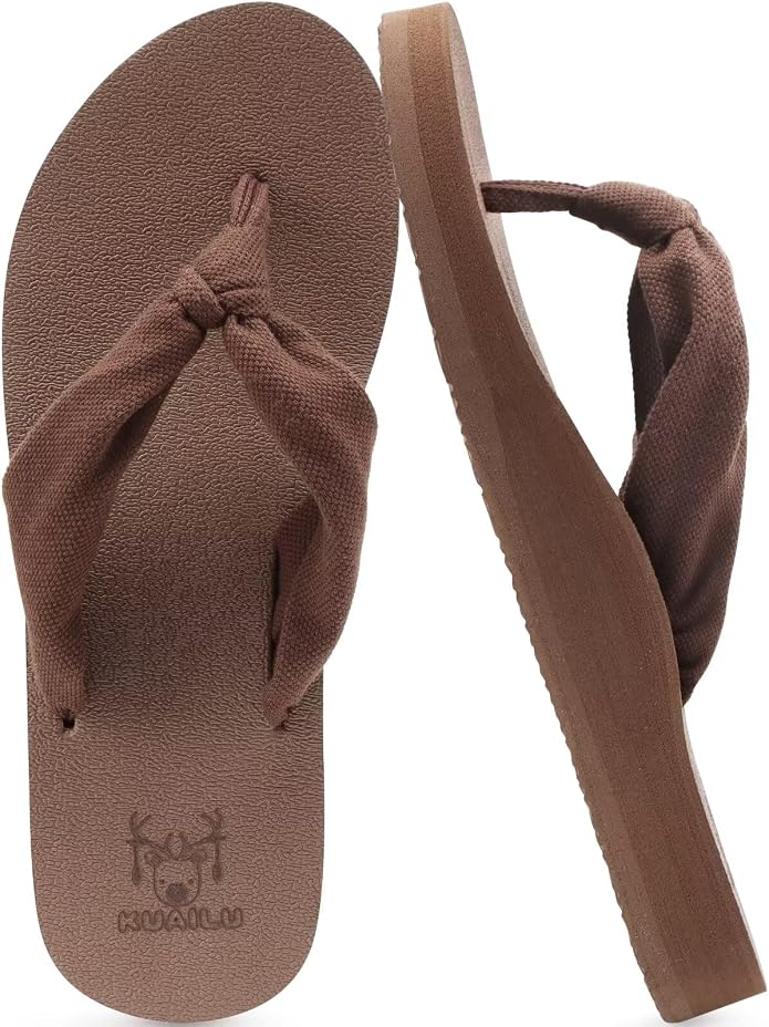 KuaiLu Flip Flops for Women by KuaiLu