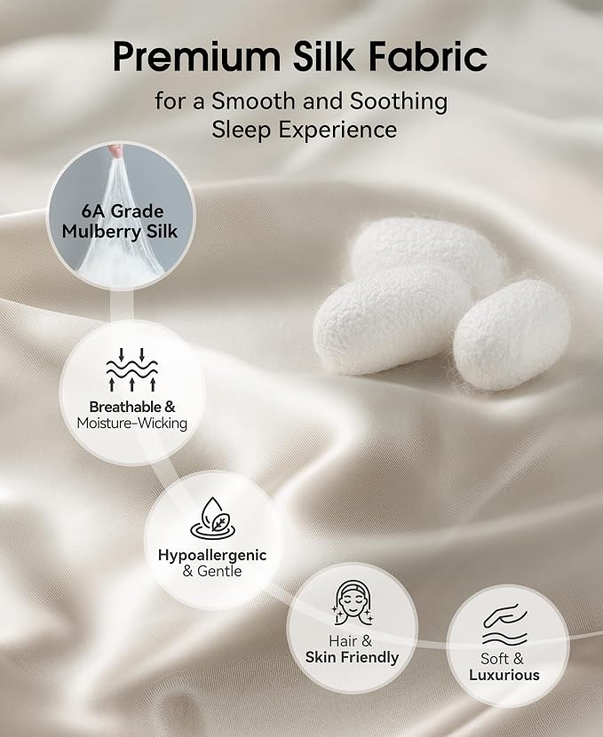 MUSICOZY Mulberry Silk Bluetooth Sleep Mask - Image 3