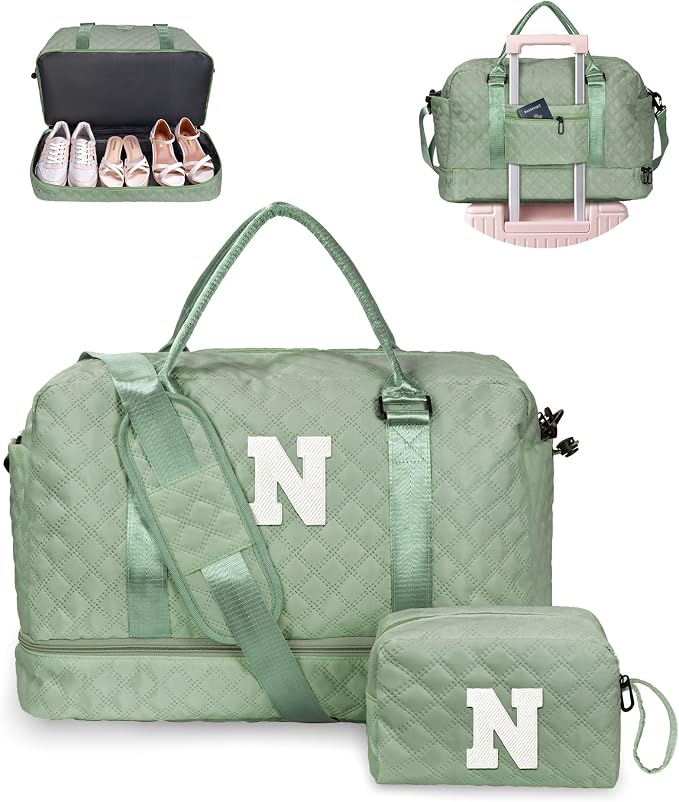Gifts for Teacher -Initial Travel Bag by Vogewood