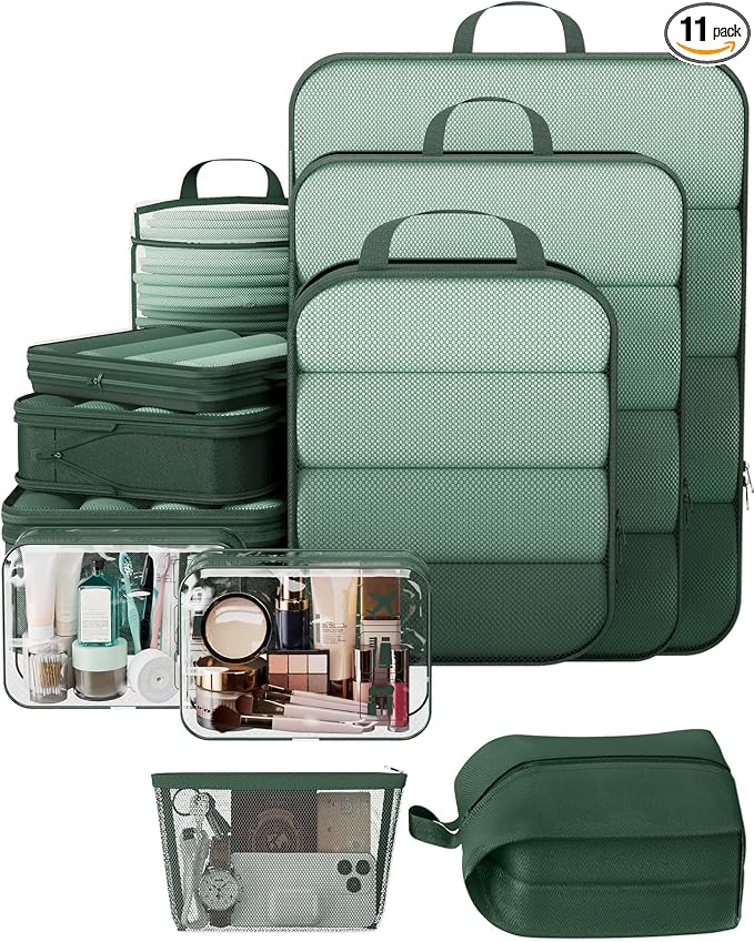 Veken 11 Set Compression Packing Cubes by Veken