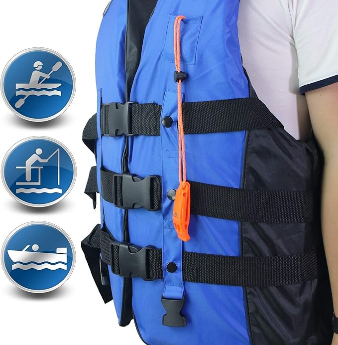 Emergency Whistles with Lanyard Safety Whistle Survival Shrill Loud Blast - Image 3
