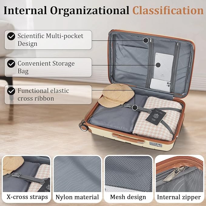 4-Piece Hardshell Luggage Set - Image 7