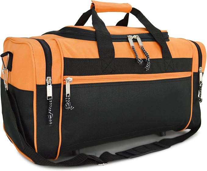 DALIX 21" Blank Sports Duffle Bag Gym Bag Travel Duffel by Dalix