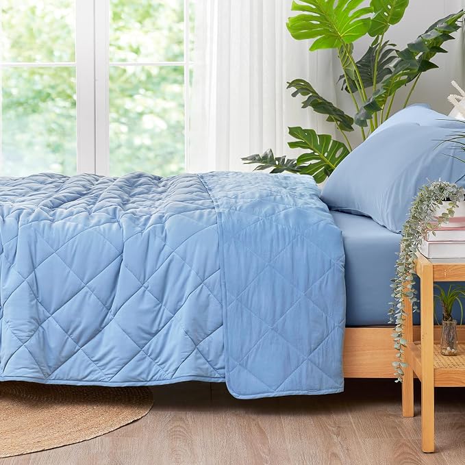 Cozy Bliss Cooling Blanket for Hot Sleepers, Q-Max 0.4 Cooling Comfort King Size - Image 5