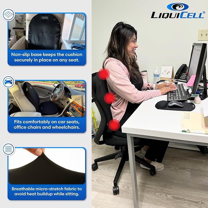 Lumbar Support Pillow for Office Chair, Driving Seat, Lower Back Pain | Great - Image 6