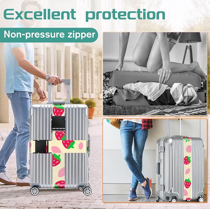 Slohif Luggage Straps for Suitcases Travel Belt Accessories Luggage Connector - Image 5