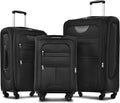 Merax Softside Luggage Set Softshell Lightweight 3 Piece Spinner Suitcase 22" by Merax