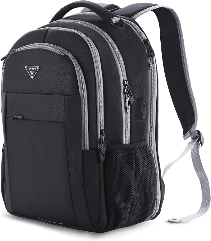Multipocket TSA Black Travel Laptop Backpack by Unknown