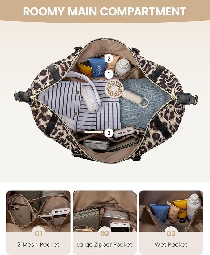 LOVEVOOK Travel Weekender 4-in-1 Duffle - Image 3