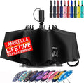 LANBRELLA Compact Reverse Folding Umbrella Auto Windproof Travel Umbrella by LANBRELLA