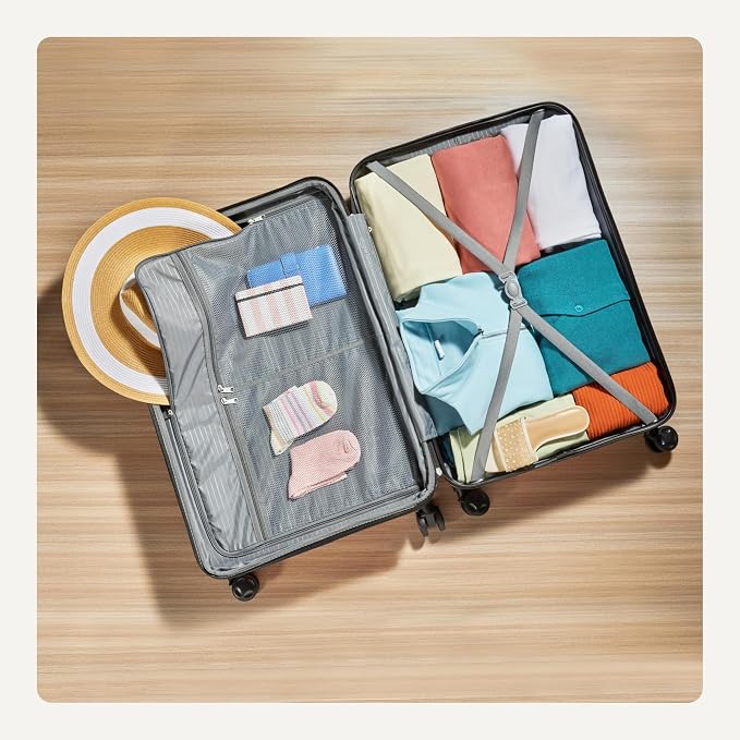 Amazon Basics 30" Hardside Large Checked Luggage, Hardshell Suitcase - Image 4
