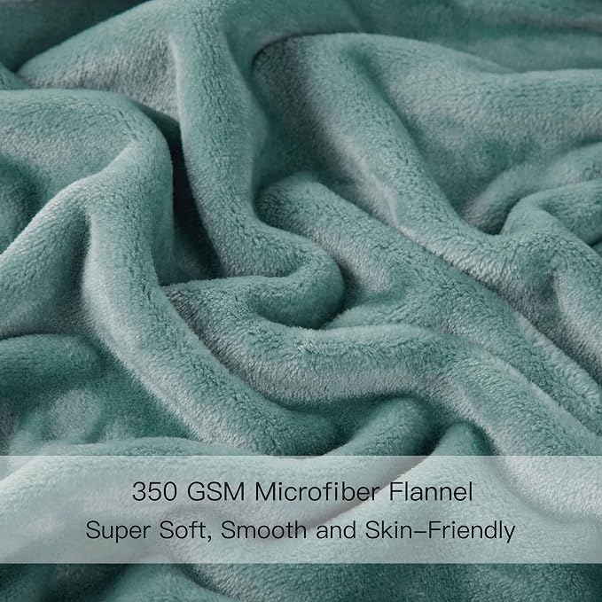 Surii Home Luxury Microfiber Flannel Blanket, Super Soft, and Breathable - Image 2