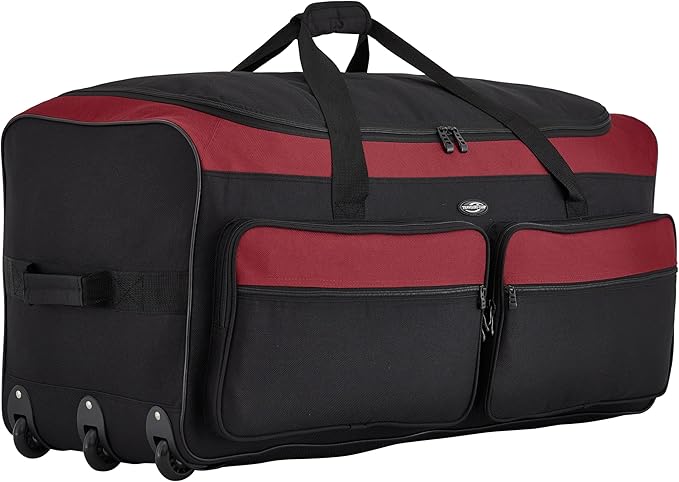 Travelers Club 36" Asgard 3-Wheel Rolling Duffel Bag - Image 3