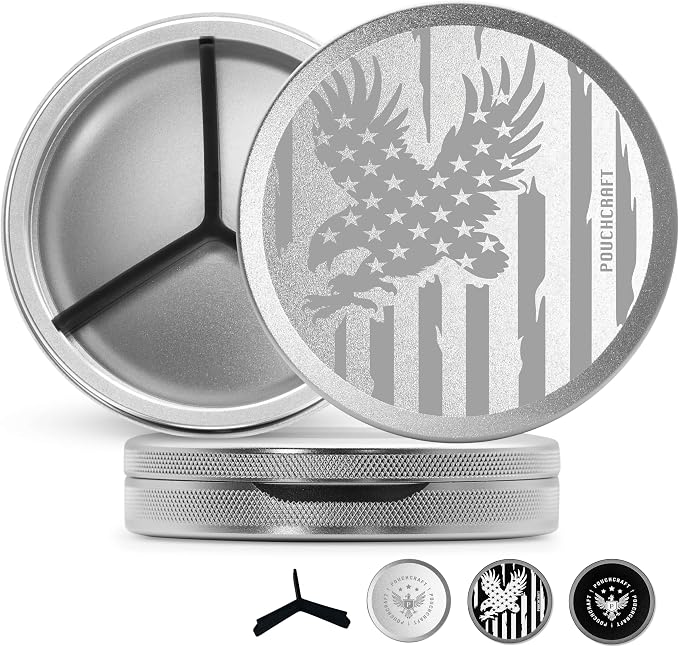 Metal Pouch Can | Metal Container | Slim EDC Pocket Tin | Airtight & by Unknown