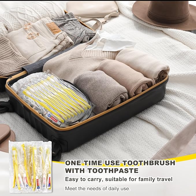 100pcs Disposable Toothbrushes - Image 5