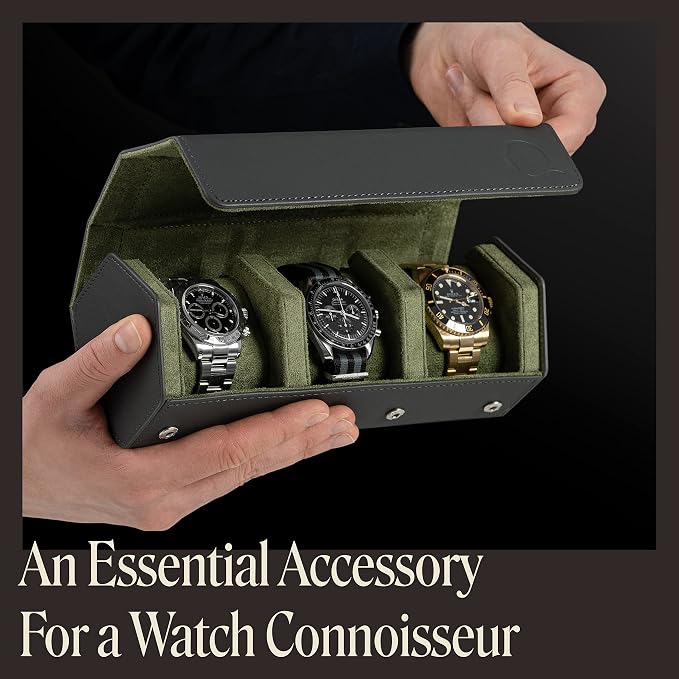 Napa Leather Watch Rolls for Men - Image 3