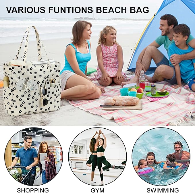 Waterproof Beach Tote Pool Bags - Image 7