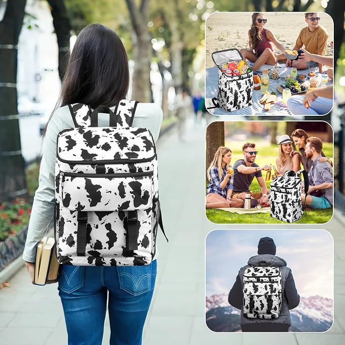 Cooler Backpack Soft Insulated Leak Proof 30 Cans Insulated Backpack Cooler - Image 2
