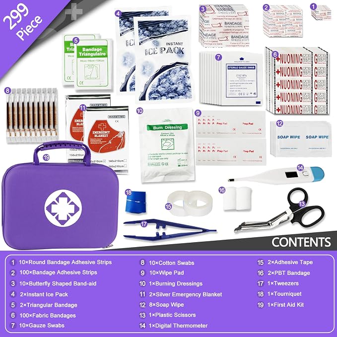 First-Aid Portable-Home Emergency-Kit Car-Travel - Image 2