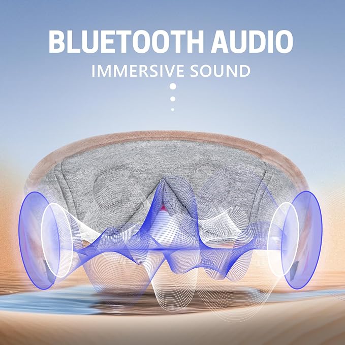 Sleep Mask with Bluetooth Headphones 3D Contour Sleeping Headphones 5.4 - Image 3